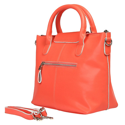 938-1-12 красная сумка женская (кожа) Jane's Story