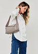 JS-180235-77 серая сумка женская (кожа) Jane's Story