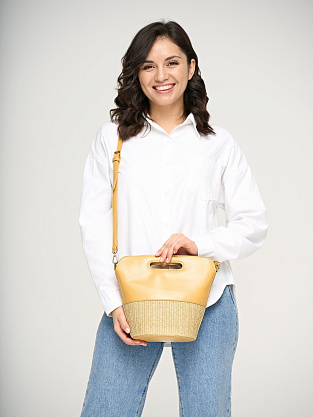 JS-097-67 желтая сумка женская Jane's Story