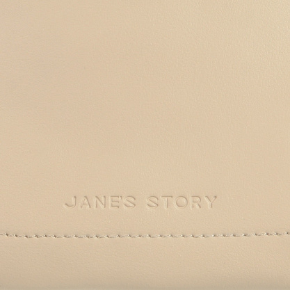 SM-8671-1-61 бежевая сумка женская (кожа) Jane's Story