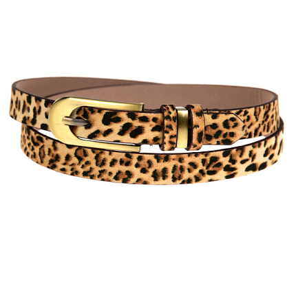 FB-1111 леопард ремень (кожа) Fancy's bag