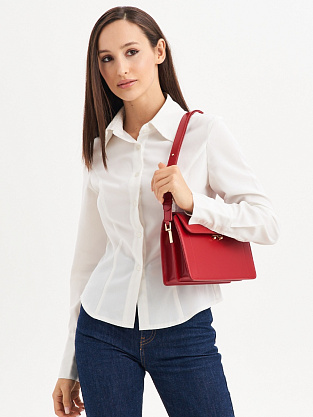 JS-9993-12 красная сумка женская (кожа) Jane's Story