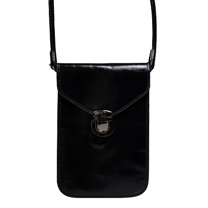 D166-04 черная сумка женская (кожа) Jane's Story