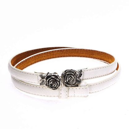 FB-1120-62 белый ремень Fancy's bag