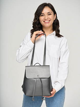 HYT-870-27 серебряный рюкзак женский Jane's Story