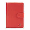 JD-P193-12 красная обложка для документов женская (кожа) Jane's Story