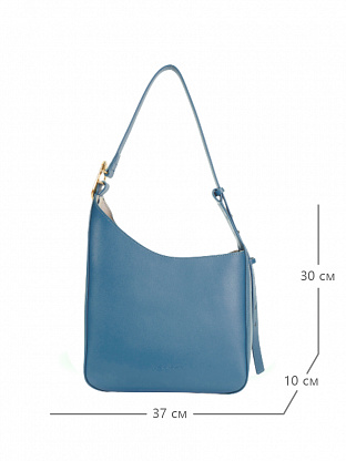 JS-96634-60 синяя сумка женская (кожа) Jane's Story