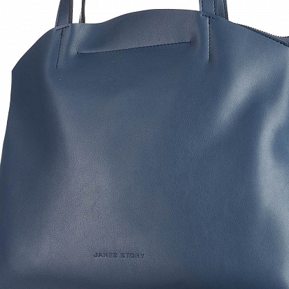 HBG-6812-60 синяя сумка женская (кожа) Jane's Story
