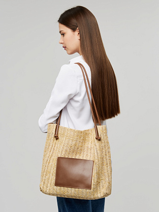 JS-2128-09 коричневая сумка женская Jane's Story