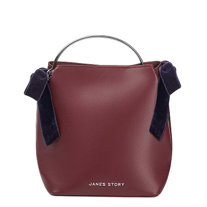 YW-805-03 бургунди сумка женская (кожа) Jane's Story