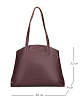 HBG-6812-03 бургунди сумка женская (кожа) Jane's Story