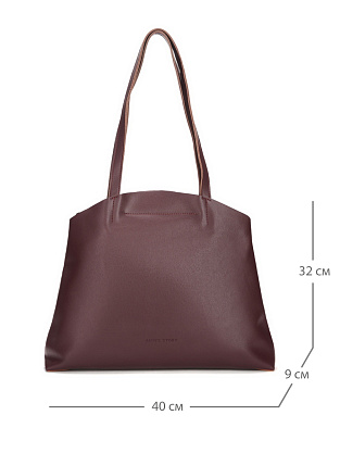 HBG-6812-03 бургунди сумка женская (кожа) Jane's Story