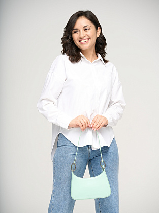 JS-96551-65 зеленая сумка женская (кожа) Jane's Story