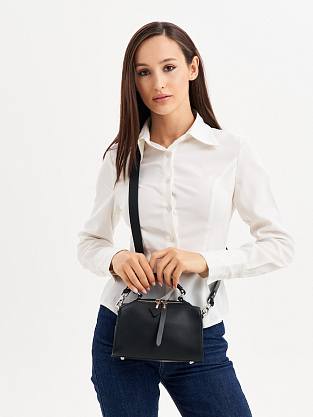 JS-1044-04 черная сумка женская (кожа) Jane's Story