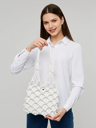 JS-587-62 белая сумка женская Jane's Story