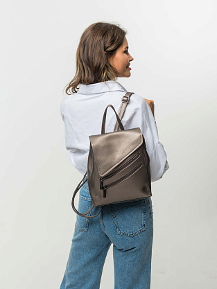 JYH-8906-26 бронзовый рюкзак женский (кожа) Jane's Story