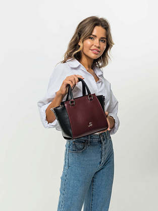 AJ-88018S-03 бургунди сумка женская (кожа) Jane's Story