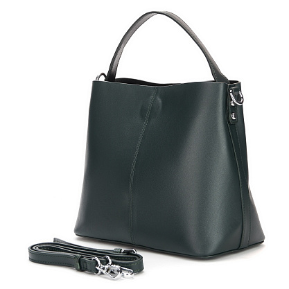 FL-9070-2-65 зеленая сумка женская (кожа) Jane's Story