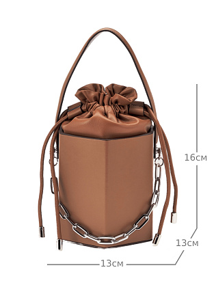 JS-JO480-61 бежевая сумка женская (кожа) Jane's Story