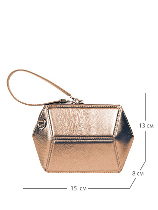 AJ-9501-64 золотая сумка женская (кожа) Jane's Story