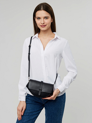 JS-1778-04 черная сумка женская (кожа) Jane's Story