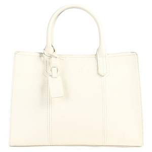 Женская сумка классическая белая AJ-9601-76 натуральная кожа