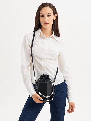 JS-JO480-04 черная сумка женская (кожа) Jane's Story