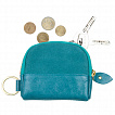 940-70 светло голубой кошелек-монетница (кожа) Fancy's bag
