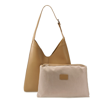 JS-099-61 бежевая сумка женская (кожа) Jane's Story