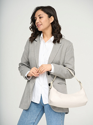 JS-180112-76 слоновая кость сумка женская (кожа) Jane's Story