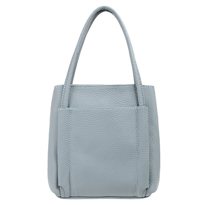 ED-2017-70 голубая сумка женская Jane's Story (кожа)