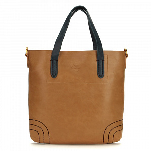 Женская сумка-шоппер  коричневая LM-1638-06