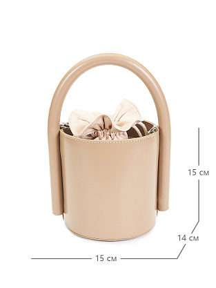 JS-408-61 бежевая сумка женская (кожа) Jane's Story