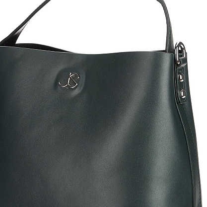 FL-9070-2-65 зеленая сумка женская (кожа) Jane's Story