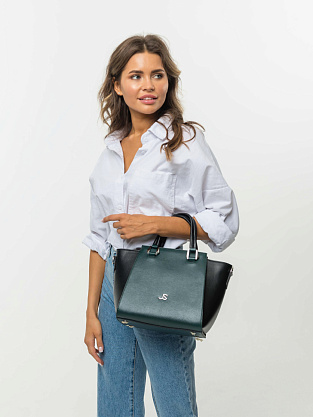 AJ-88018L-65 зеленая сумка женская (кожа) Jane's Story