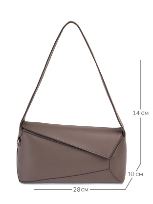 JS-180235-77 серая сумка женская (кожа) Jane's Story