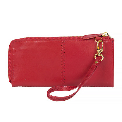 67031-12 красный кошелек женский (кожа) Jane's Story