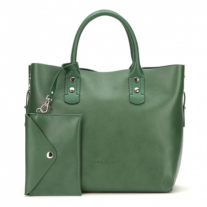 YFN-8618-65 зеленая сумка женская (кожа) Jane's Story