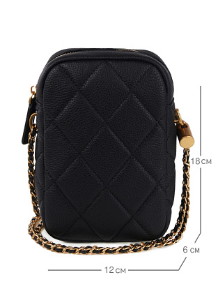 JS-83023-04 черная сумка женская (кожа) Jane's Story