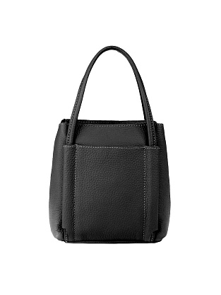 ED-2017-04 черная сумка женская Jane's Story (кожа)