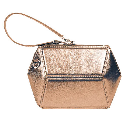 AJ-9501-64 золотая сумка женская (кожа) Jane's Story