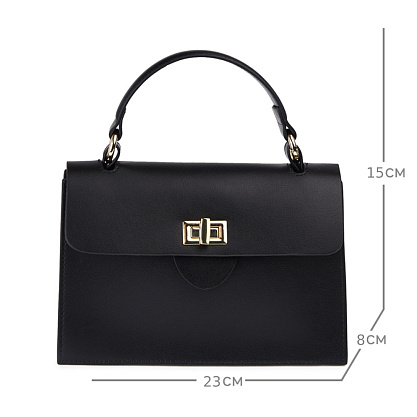 JS-9082-04 черная сумка женская (кожа) Jane's Story