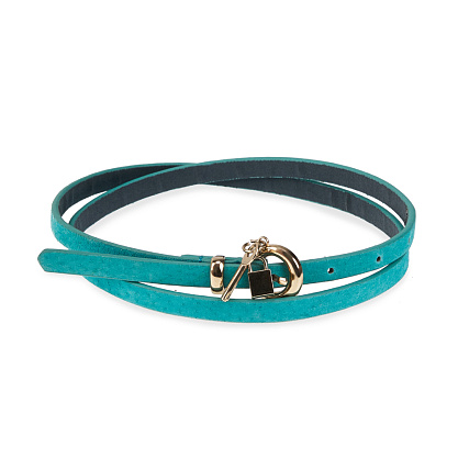 FB-1119-70 светло-голубой ремень (кожа) Fancy's bag