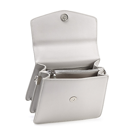 JS-6238-77 серая сумка женская (кожа) Jane's Story