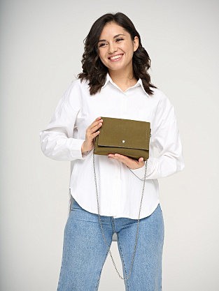 NW-836-65 зеленая сумка женская Jane's Story