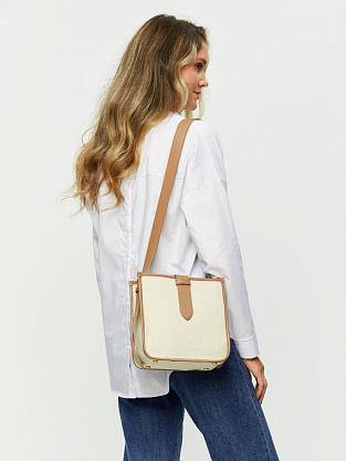 JS-L96662-09 коричневая сумка женская (кожа) Jane's Story