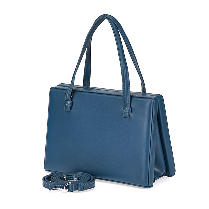 JS-165L-60 синяя сумка женская (кожа) Jane's Story