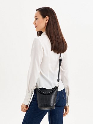 JS-1023-04 черная сумка женская Jane's Story