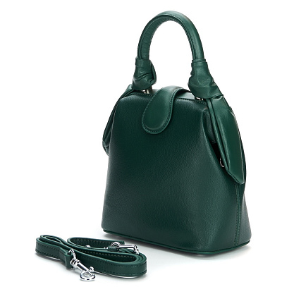 QZ-50563-65 зеленая сумка женская (кожа) Jane's Story