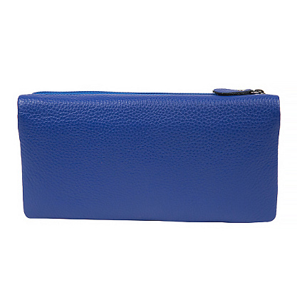 M-3594-82 голубой кошелек женский (кожа) Jane's Story